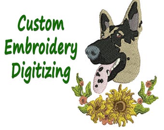 Custom Embroidery Digitizing Service: Image to Machine File