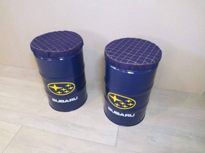 Baril Métal 60 litres CUSTOM bidon tonneau fut container coffre