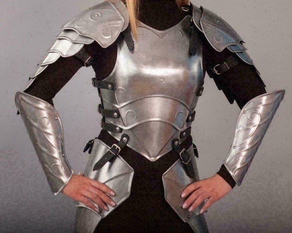 Female Cuirass Steel Cuirass Female Armor Cosplay Armor Medieval Armor 