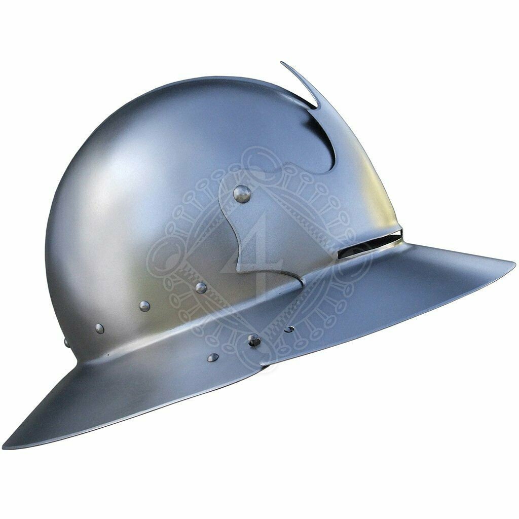 18GA SCA LARP Medieval Kettle Hat Helmet Knight Replica Helmet Armor Helmet 