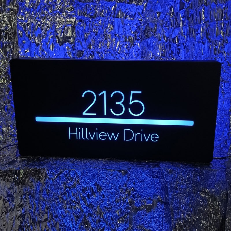 Led Address Sign - Etsy