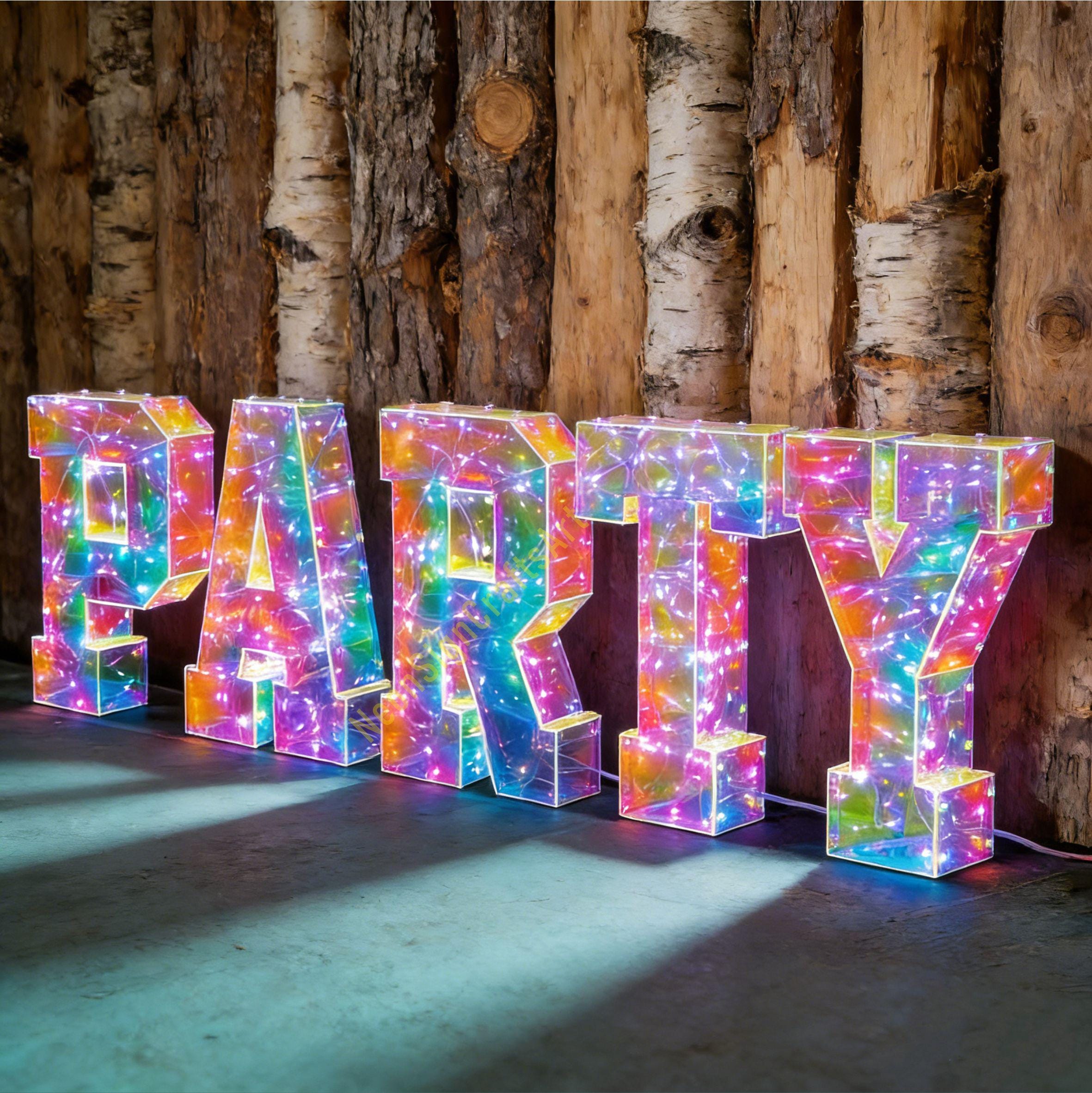 Girl Personalized LED Marquee Letters, Custom Phrases Light up Sign for ...