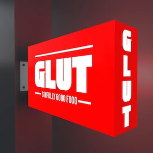 Custom Rectangle Store Front Sign,Double Sided Shop Sign,Outdoor Sign,3D Street Waterproof Light Box,Illuminated Logo,Led Sign,Wall Decor