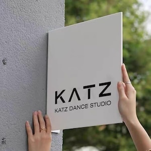Custom Metal Blade Sign - Outdoor Wall Mounted Business Sign - Durable Steel Storefront Signage for Retail, Restaurant & Office Branding