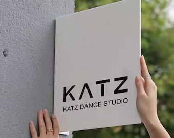 Custom Metal Blade Sign - Outdoor Wall Mounted Business Sign - Durable Steel Storefront Signage for Retail, Restaurant & Office Branding