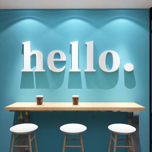 Sinal de porta de publicidade de loja personalizada, letra de luz de fundo de metal, sinal de led 3D, letra do alfabeto, sinal à prova d'água ao ar livre, sinal de negócios, sinal iluminado