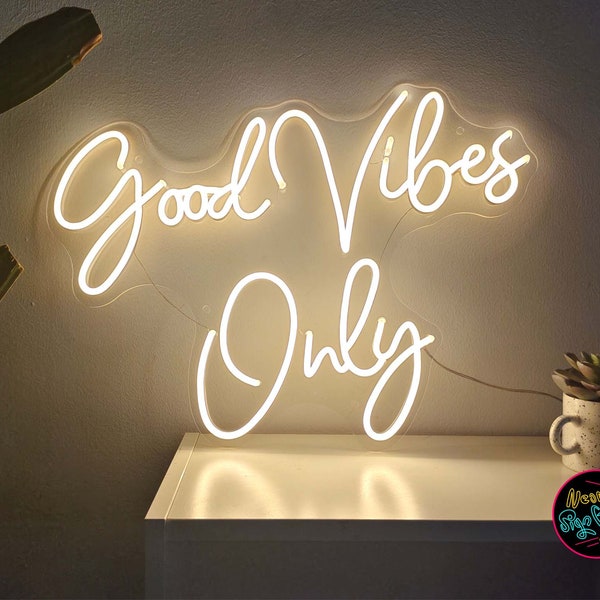 Good Vibes Neon Sign Etsy