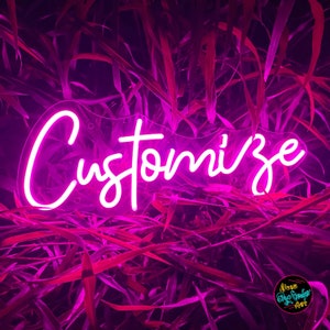 Sinal de néon de casamento personalizado, sinal de néon com nome personalizado, decoração de páscoa, cenário de casamento, decoração de parede com letras artísticas, decoração de quarto de casa, melhor presente de casamento