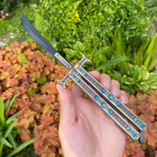 Fake Butterfly Knife Etsy
