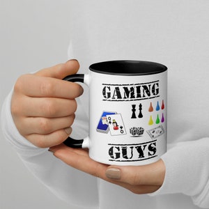 Einzigartige Gamer Tasse mit Brettspiel Elementen
