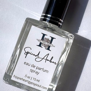 Spiced Amber Eau de Parfum: Honey, Cinnamon, and Resins