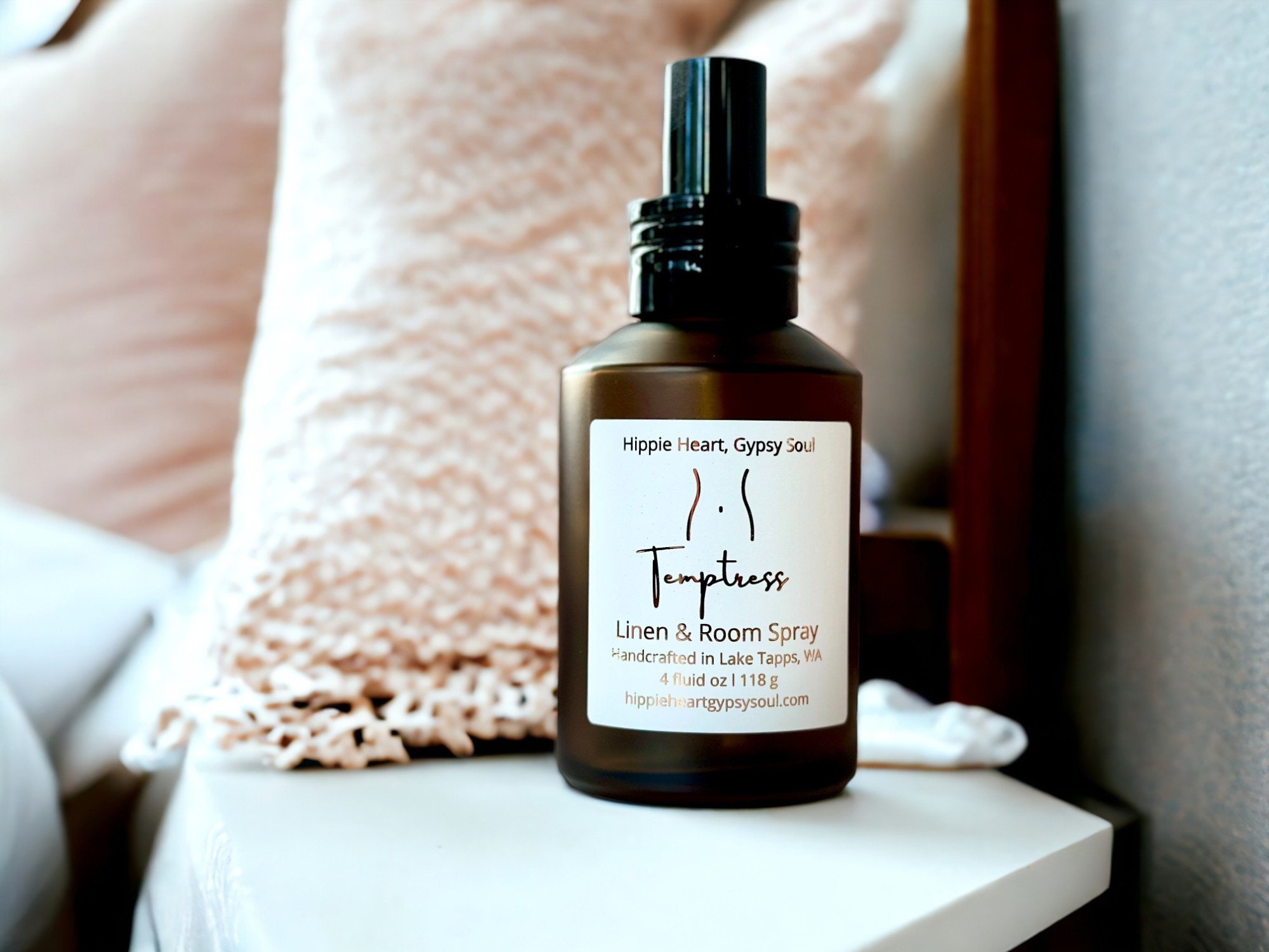 Temptress Luxury Room & Linen Spray Long Lasting Home Fragrance for