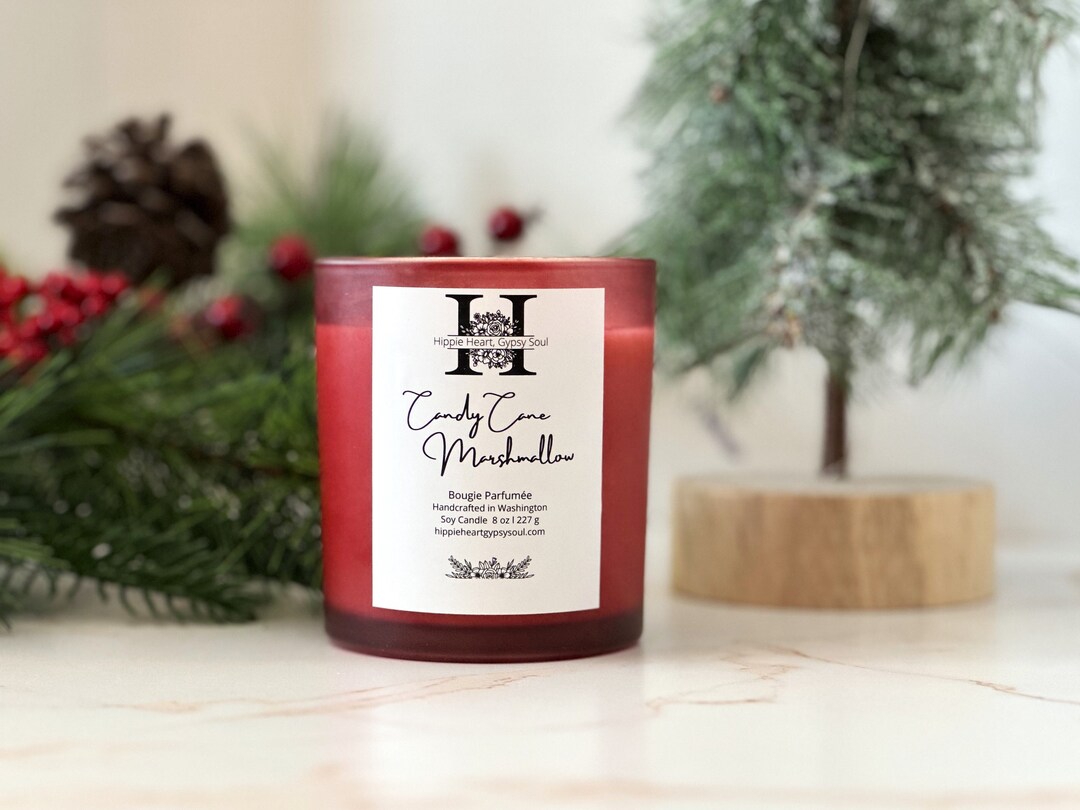 Crème De Menthe 100 Soy Candle candy Cane Etsy