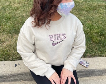 nike leopard sweater