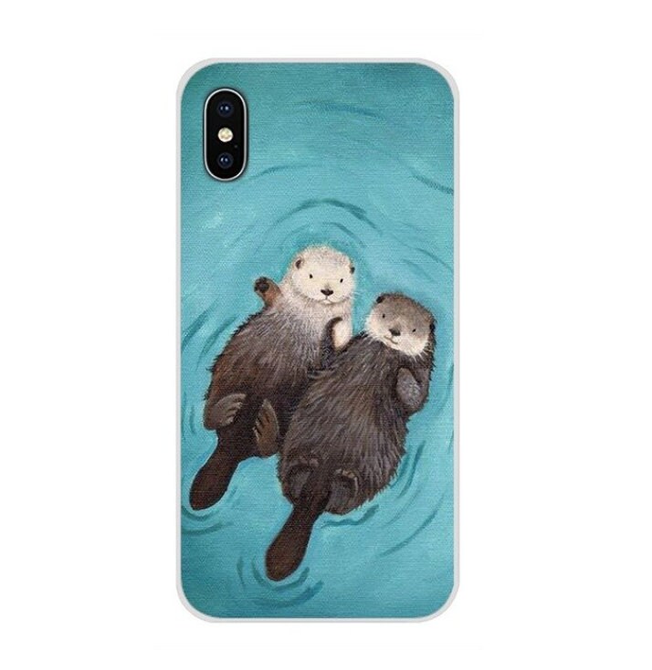 Otter Phone Cases Cute Animal Phone Cover for iPhone 12 Etsy