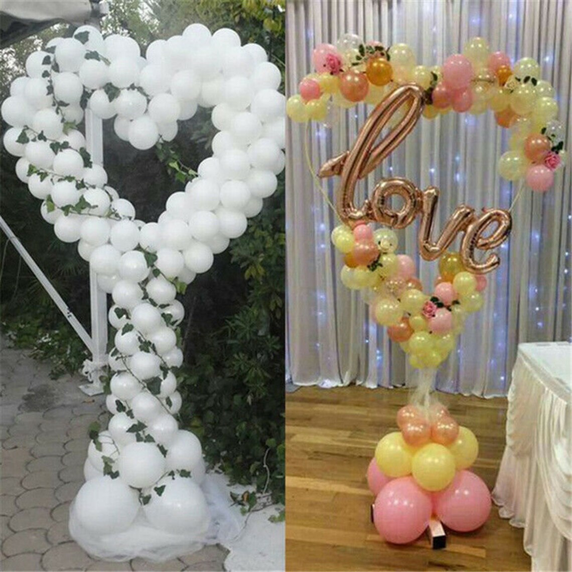 155cm Arch Heart Shape Balloon Stand Birthday Wedding Ballons Etsy
