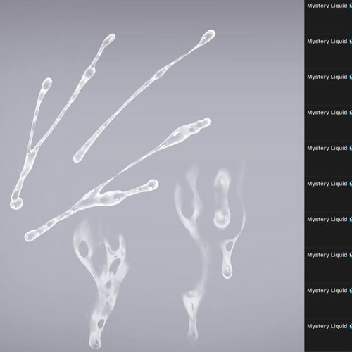 Mystery Liquid Brushes for Procreate Etsy