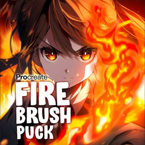 Anime Fire brush pack for procreate!