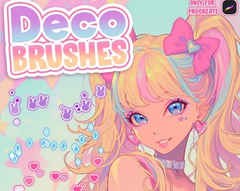 Anime Deco brushes for procreate!