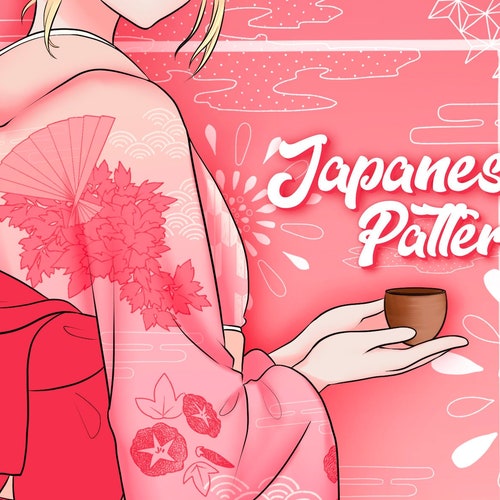 Japanese Pattern Brushes for Procreate Etsy Canada