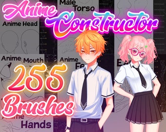 Anime constructor pack for procreate!