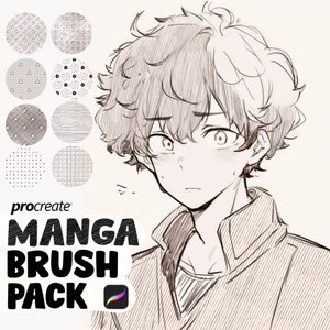 Manga Brush Pack for Procreate!