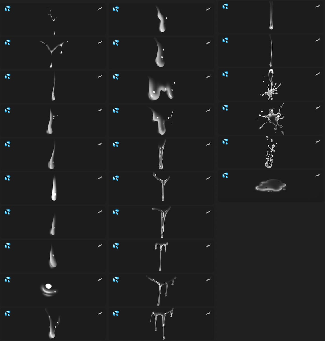 Mystery Liquid Brushes for Procreate Etsy