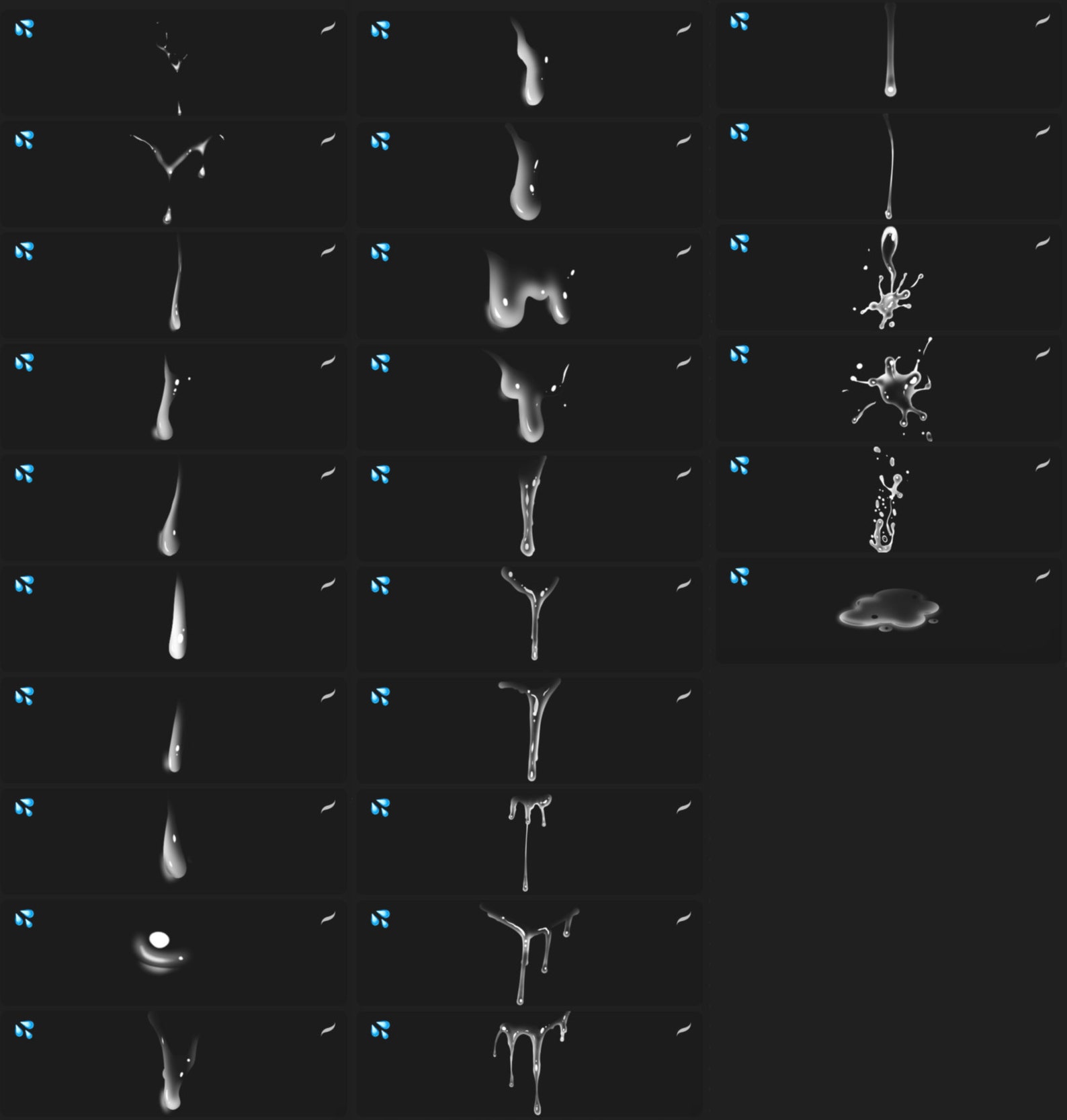 Mystery Liquid Brushes for Procreate Etsy