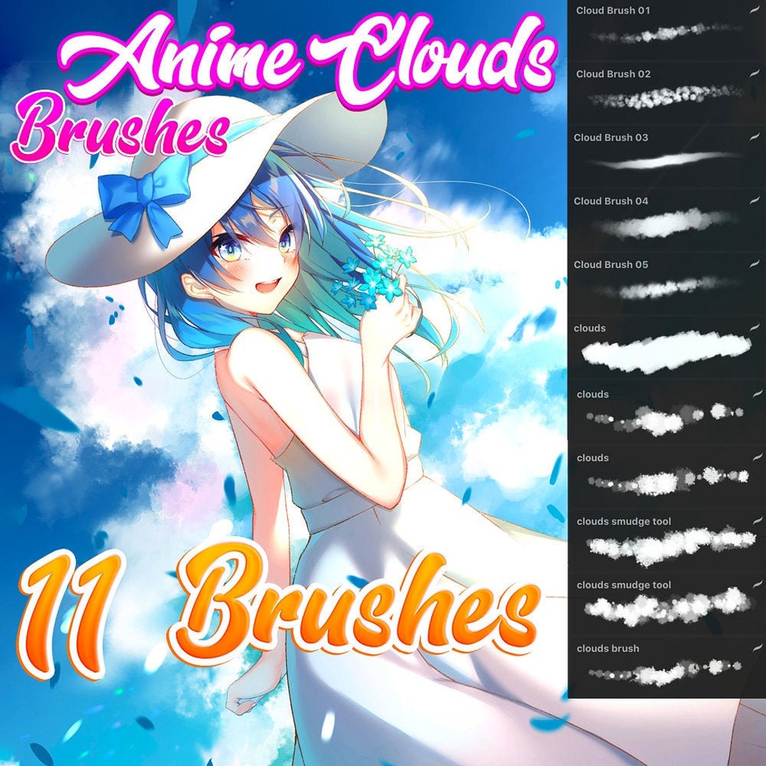 Free Wet Anime brush pack for procreate  LIBRIUM