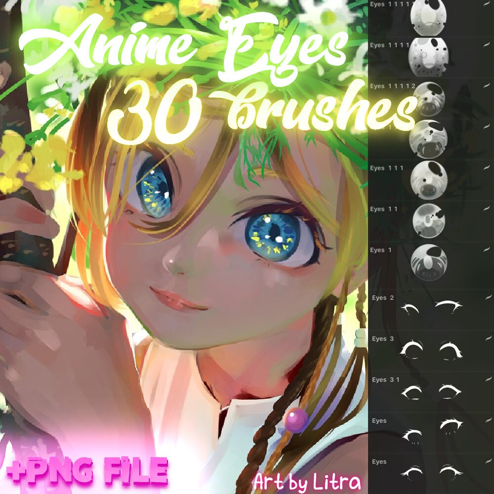 Anime Eyes Poster by CygniProxima