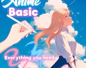Procreate Anime Brush Set – 18+ Soft Manga Brushes for Lineart, Shading & Rendering | Hair | Marker Brushes