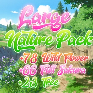 A Large Nature pack for procreate!
