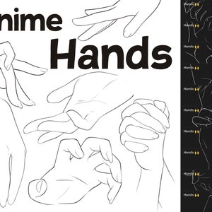 Anime hands V2 brush pack for procreate!