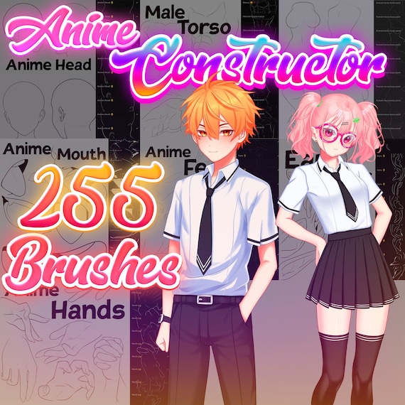 Anime Hands V2 Brush Pack for Procreate 