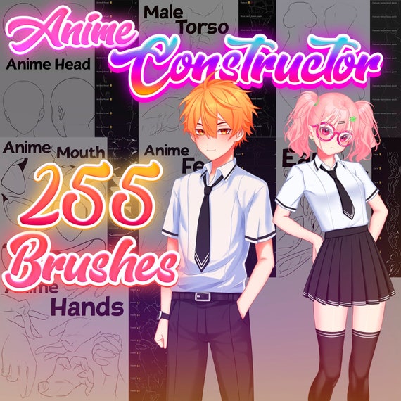 Anime Hands V2 Brush Pack for Procreate 