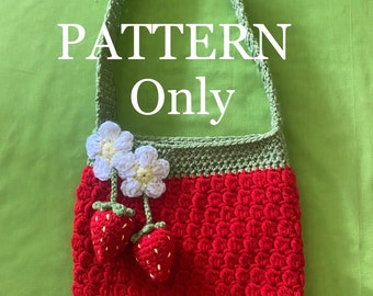 Strawberry Purse Crochet Pattern