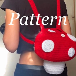 Mushroom Backpack Pattern image 1