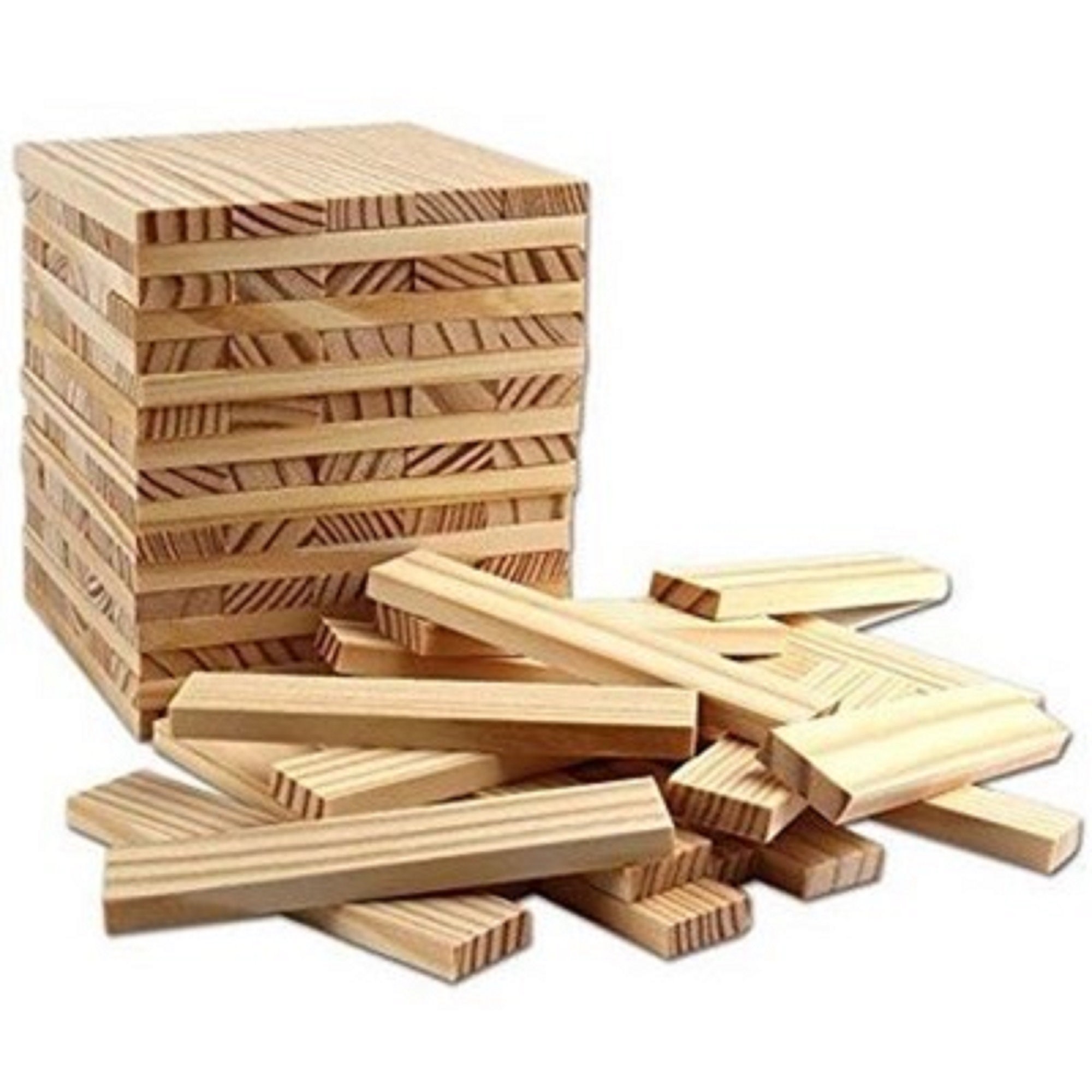 200 Wooden Building Blocks Natural Wooden Montessori Toy Etsy