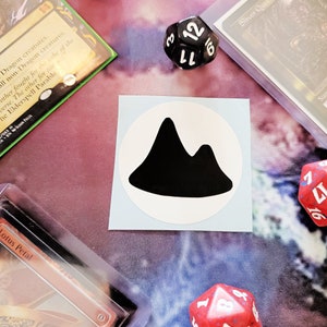 Land MTG Mana Sticker