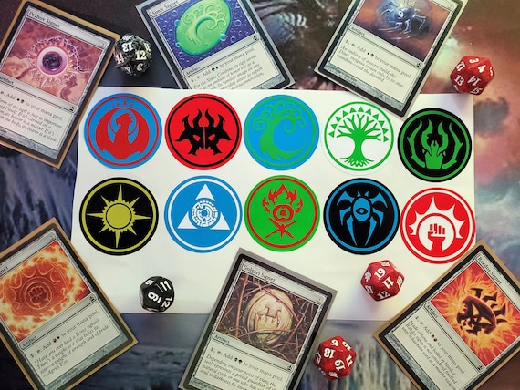 Guild MTG Symbol Decals / Stickers - Etsy