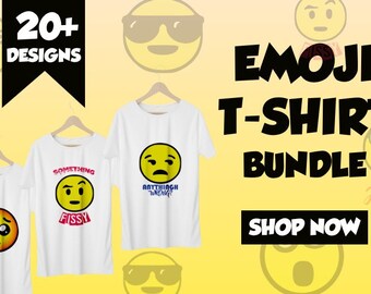 Emoji Collection Svg Etsy
