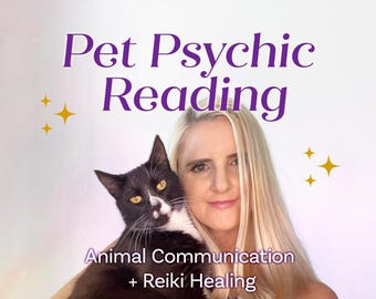 Pet Psychic Reading | Animal Communication + Reiki Healing | Personalised Messages from Your Pet (Email)