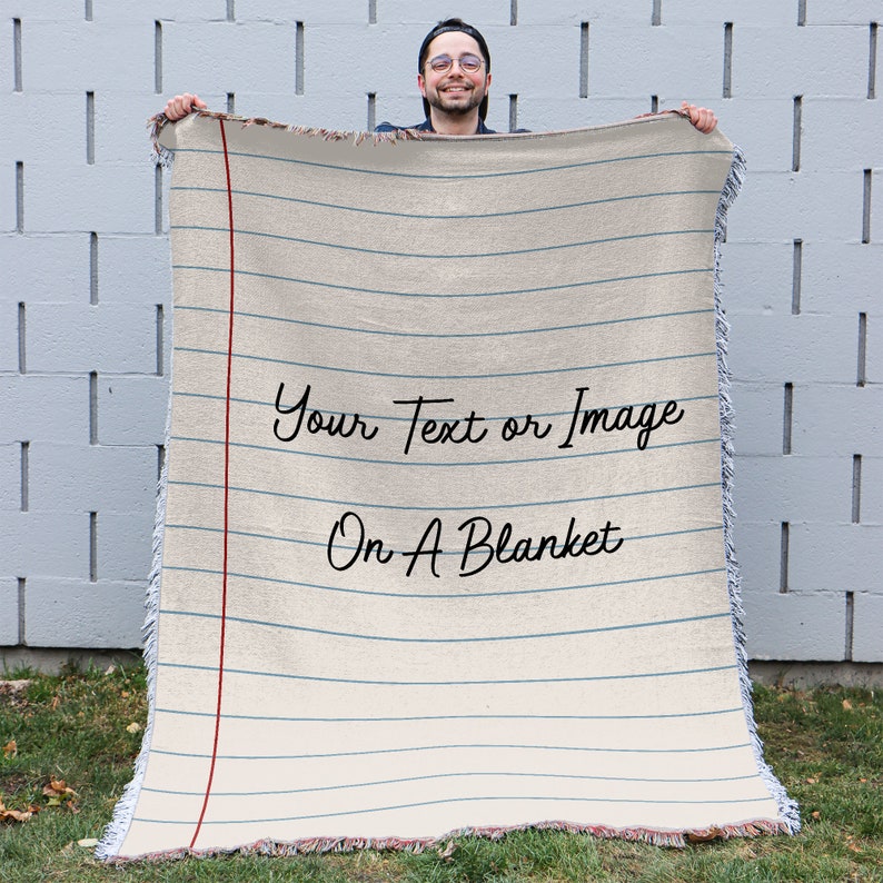 Personalized Letters Blanket Handwriting Letter Blanket for Etsy