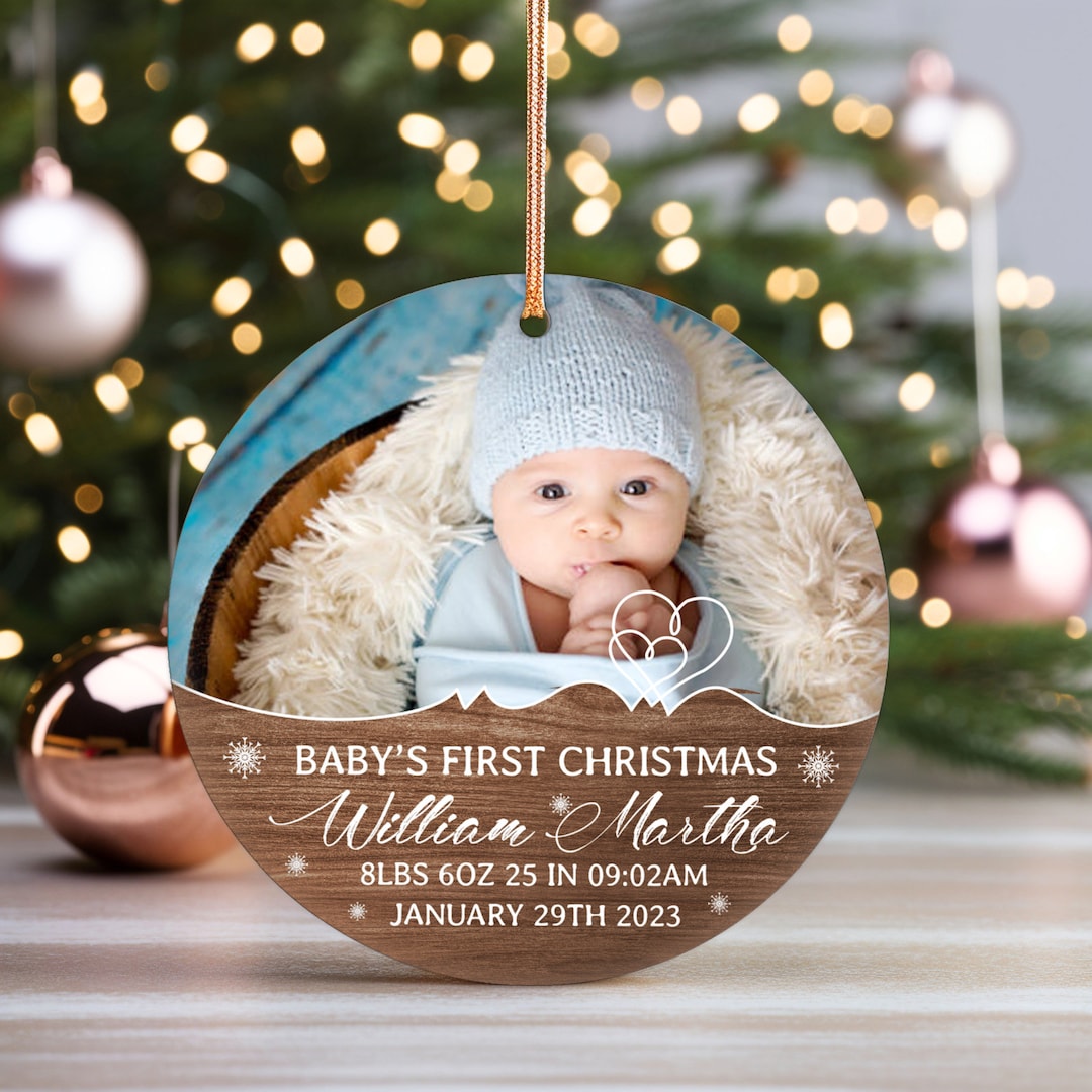 Babys First Christmas Ornament 2023, My First Christmas Ornament, Baby