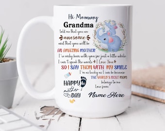 To My Mom Mug, First Mother's Day Mug Gifts For 1 St Mothers Day, Gift For Mom, Family 1st Mother's Day Present, Personalised First Mothers