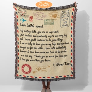 Manta con letras escritas a mano, manta personalizada para adultos, manta con letras de amor personalizada para niños.