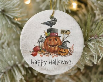 Halloween Glitter Ornaments, Halloween Decoration, Pumpkin ornament, hanging ornament, Decor Hallowween 2021, Halloween Ornaments For Tree