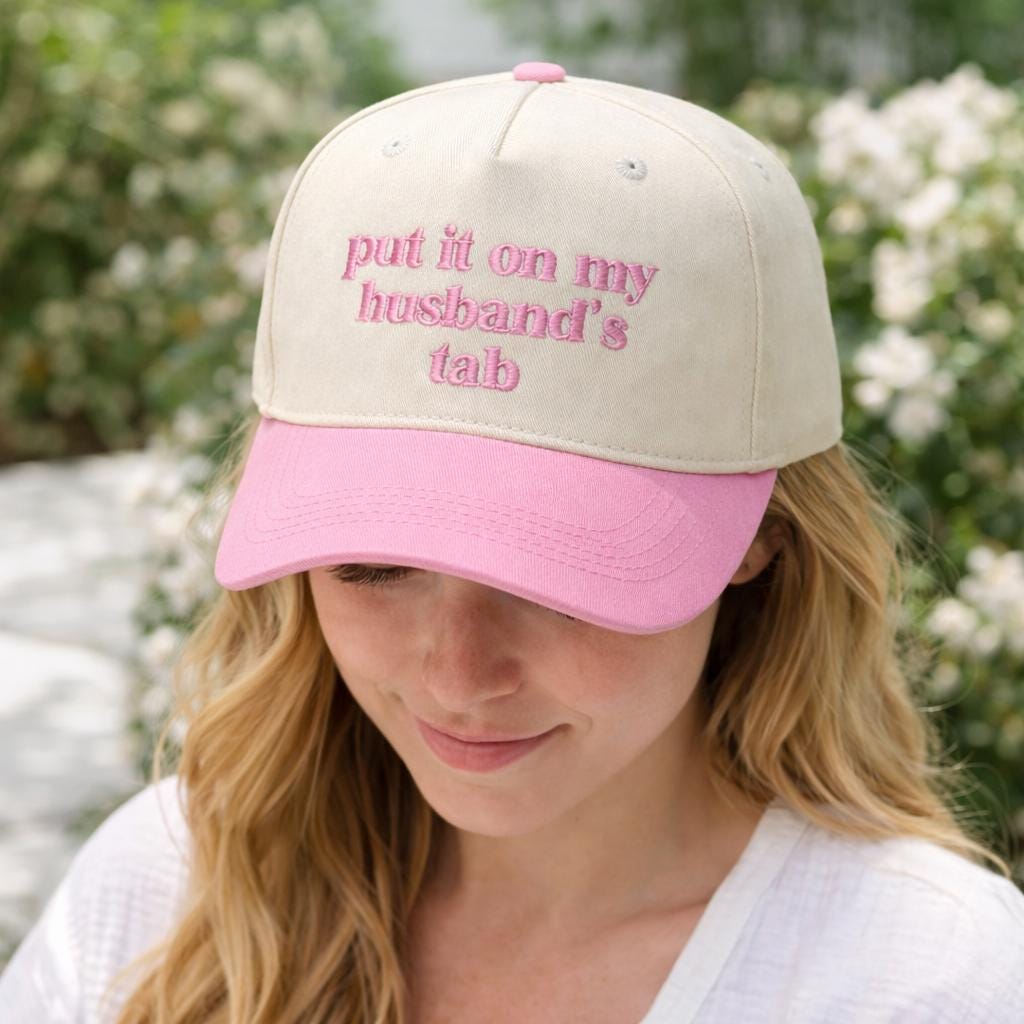 Put It on My Husband's Tab Hat, Personalized Hat for Women, Husband ...
