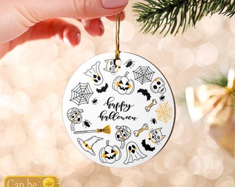 Halloween Ornaments, Halloween Glitter Ornament, Halloween Decoration, Pumpkin ornament, hanging ornament, Decor Hallowween 2021