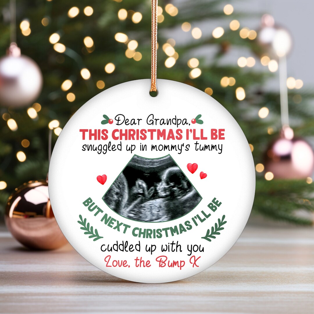 Merry Christmas Grandpa See You in 2024 Christmas Tree Ornament